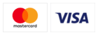 Mastercard og VISA logoer