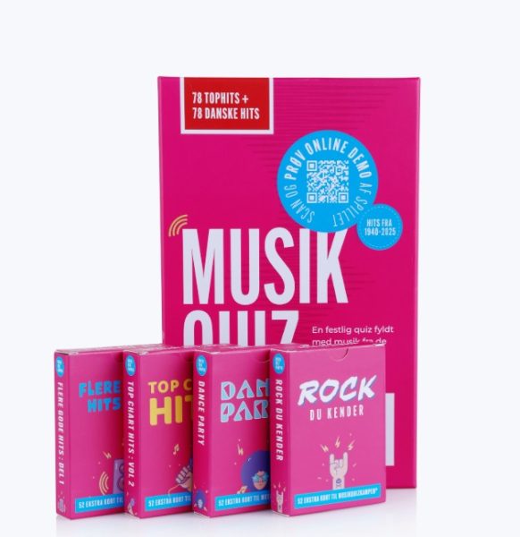 STOR pakke: Musikquizkampen + 4 udvidelser